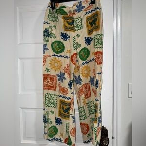 Rachel Zoe Multicolor Patterned Pants